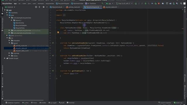 RecyclerView in Kotlin hindi смотреть онлайн