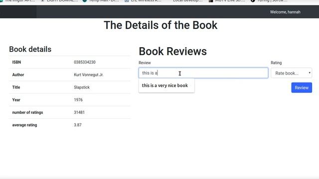 Project 1: Books review website смотреть онлайн