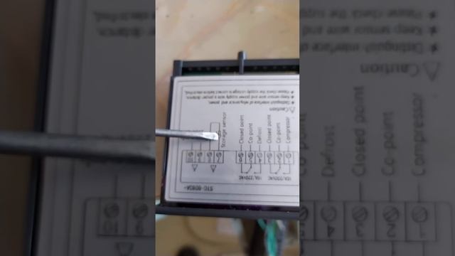 подключение контроллера в витринном холодильнике. смотреть онлайн