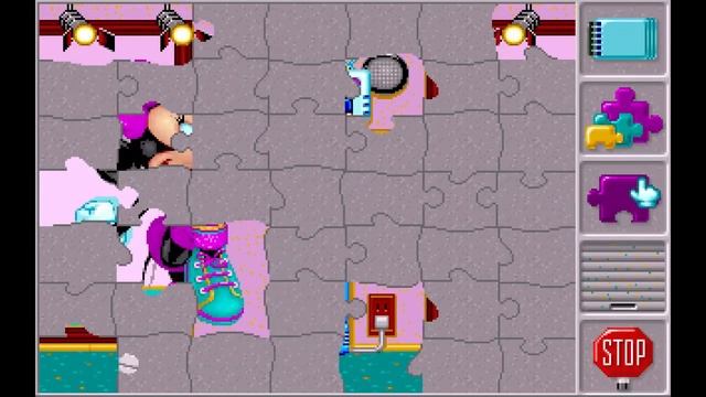 C:\ games.exe || Mickey's Jigsaw Puzzles (1991) [MS-DOS] смотреть онлайн