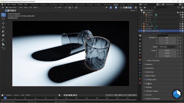 Cycles with Real Caustics | Blender 3.1 | Quick Tip смотреть онлайн