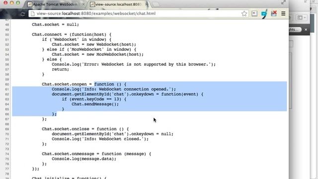 Tomcat Support for HTML5 Web Sockets смотреть онлайн