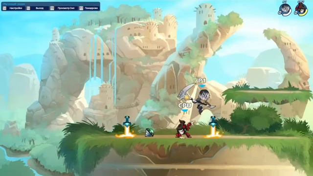 КАК ДЕЛАТЬ КОМБО НА КОСЕ В BRAWLHALA смотреть онлайн