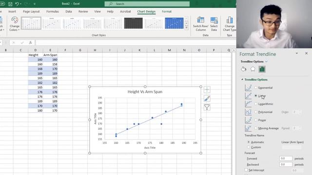 How to Find a Least Squares Regression Line (Part 3: Trendline through Excel) смотреть онлайн