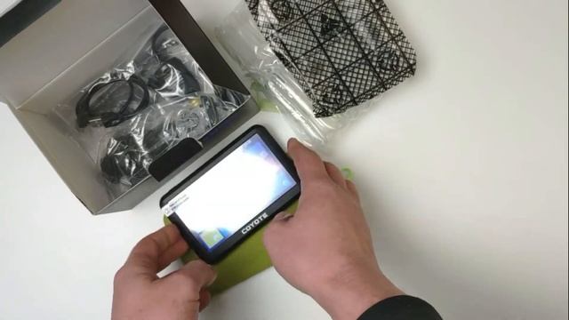 РАСПАКОВКА Автомобильный GPS навигатор COYOTE 528 MATE 128mb RAM 4gb ROM смотреть онлайн