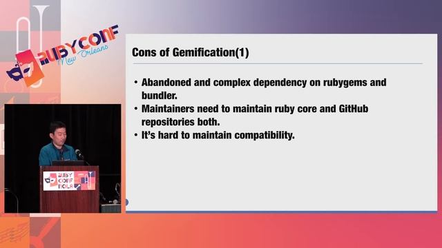 RubyConf 2017: Gemification for Ruby 2.5/3.0 by Shibata Hiroshi смотреть онлайн