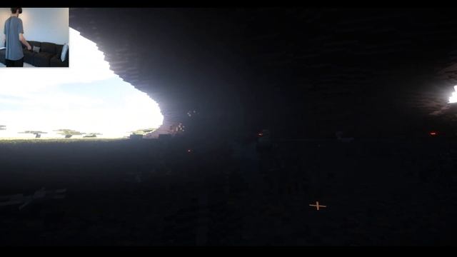 PLAYING MINECRAFT IN VR WITH SHADERS MOD! (Amazing Graphics, Multiplayer, And The Dropper)