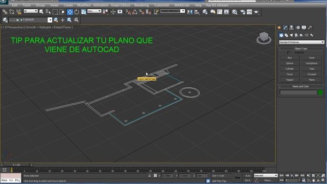 Cómo importar un plano de AutoCAD a 3ds Max_Tutorial No.7 смотреть онлайн