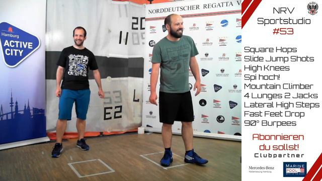 Live-Sport Cardio-Workout für zu Hause Day27, NRV Sportstudio #54 смотреть онлайн