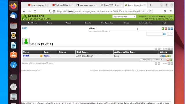 Vulnerability Assessment with Openvas - docker installation смотреть онлайн