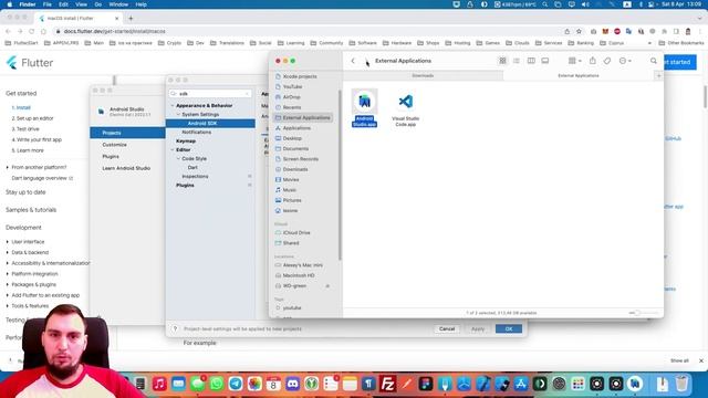 Flutter инструкция по установке на MacOS (Android Studio, Xcode) смотреть онлайн