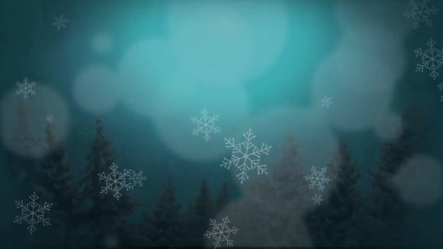 Winter Christmas Scene Moving Background - Christmas Loop