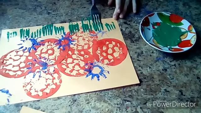 Рисуем отпечатками: стандартные и нестандартные средства. Для детей разных возрастов. смотреть онлайн
