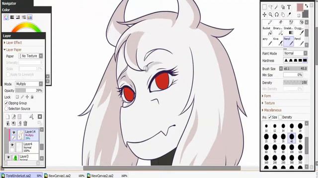 SpeedPaint - Underlust ~ Toriel смотреть онлайн