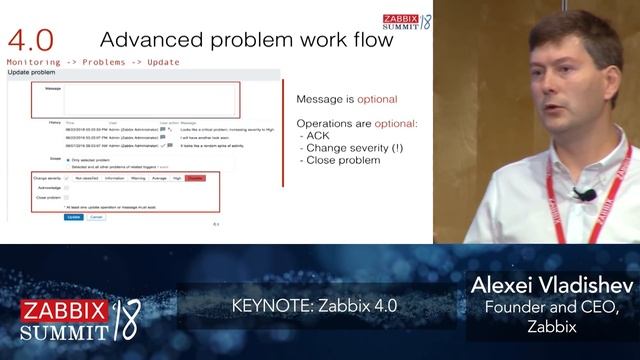 Alexei Vladishev - KEYNOTE: Zabbix 4.0 смотреть онлайн