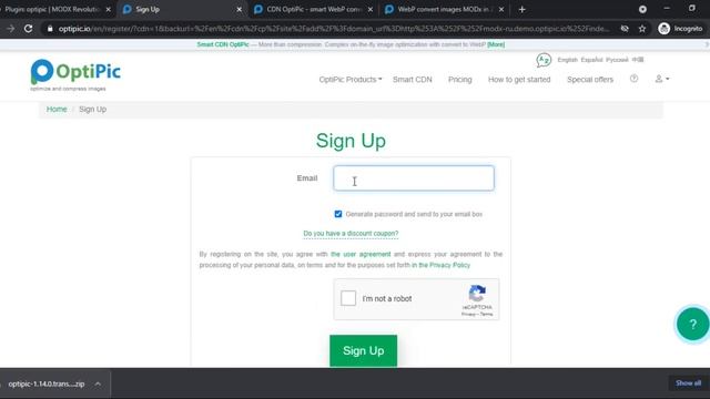 MODX: OptiPic CDN - install and setup plugin смотреть онлайн