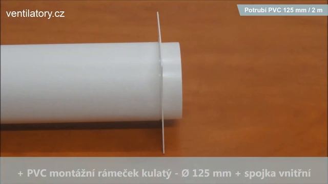 Jednoduché napojení PVC potrubí DALAP Ø 125mm, délka 2m na komponenty - CZ смотреть онлайн