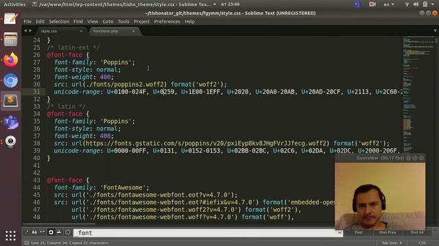 WordPress Themes: Host Google Font Locally - Dev Stream смотреть онлайн