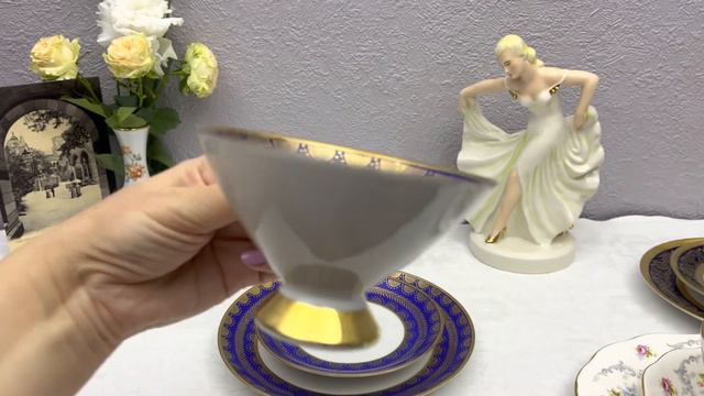 Винтажный фарфор, трио из Германии Winterling, ROYAL Kent Англия, Mitterteich. Продолжение