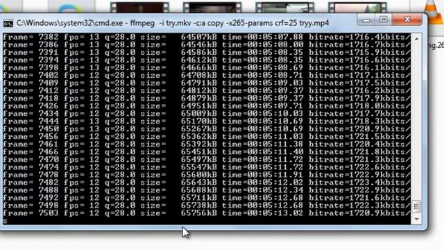 Convert HEVC/h265 mkv video to AVC/h264 mp4 with ffmpeg смотреть онлайн