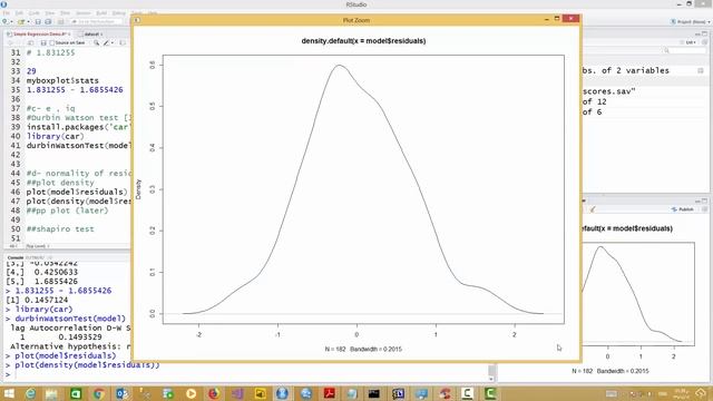 5- Assumption 4 Normality of Residuals Shapiro Test [Regression in R - Arabic] смотреть онлайн