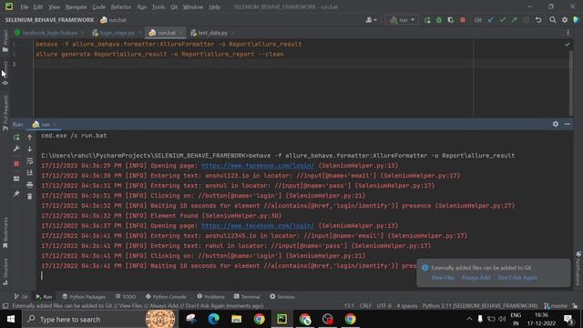 Python Behave (BDD) Framework with Selenium Hindi - Part 6 Scenario Outlines and Step Data смотреть онлайн