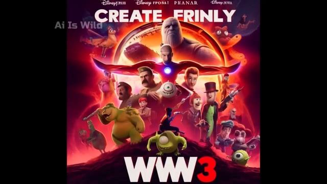 AI Disney Pixar Posters - ai being wild? смотреть онлайн