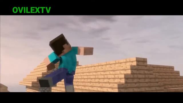 Minecraft Herobrine vs Steve Steve's challenge extra full battle Minecraft animation смотреть онлайн