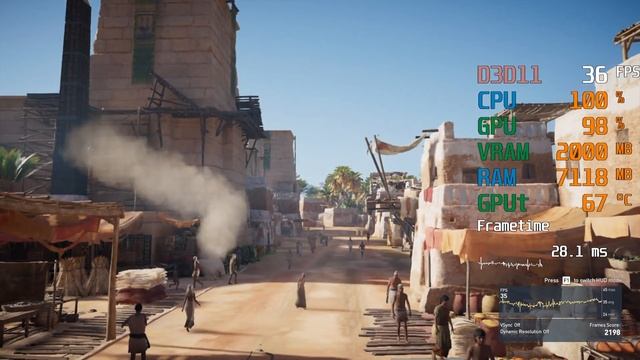 Radeon Vega 8 Graphics -- AMD Ryzen 3 3200G -- Assassin's Creed AC Origins Benchmark смотреть онлайн