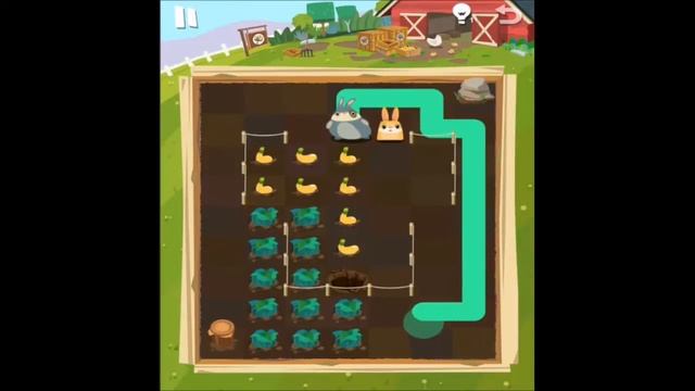 Patchmania - A Puzzle About Bunny Revenge Level 31 to 35 ios gameplay (Into the Barn) смотреть онлайн