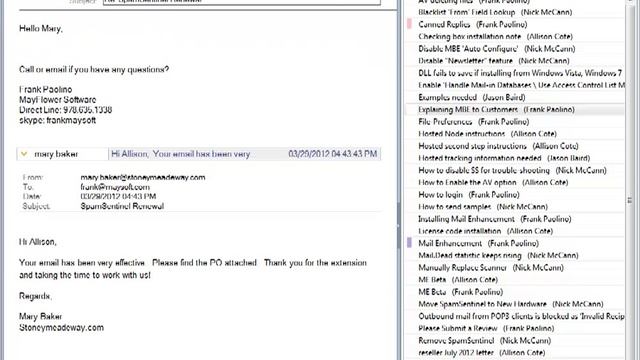 Canned Replies For Lotus Notes