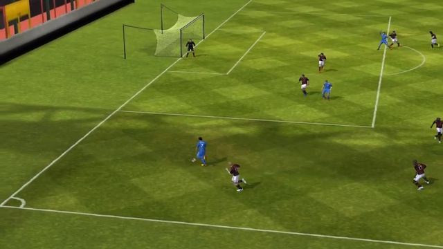 FIFA 14 IPad - Milan Vs. Real Madrid, красивый гол