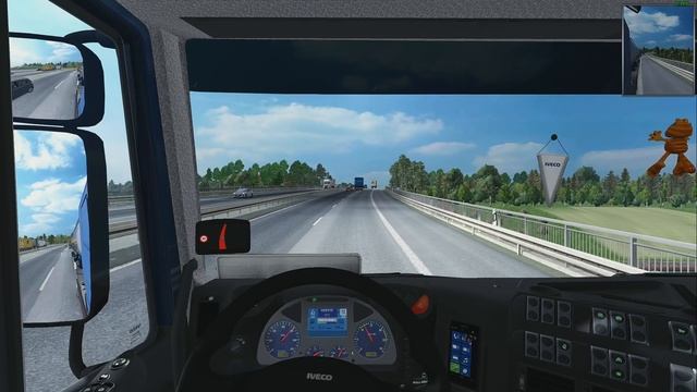 ETS2 1.28 ProMods 2.20 Iveco Stralis Frankfurt - München смотреть онлайн