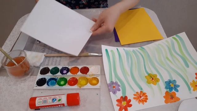 Рисование с элементами аппликации смотреть онлайн