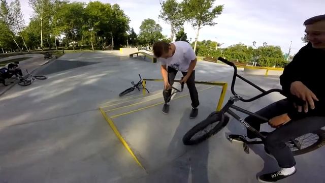снап BMX руля / ломаем руль/проверка руля инстрон смотреть онлайн