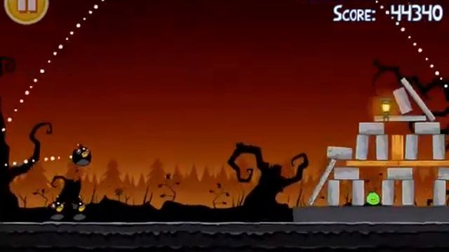 Angry Birds Seasons Trick or Treat Halloween 1-7 3 stars walkthrough Theme 1 Gameplay Tutorial смотреть онлайн