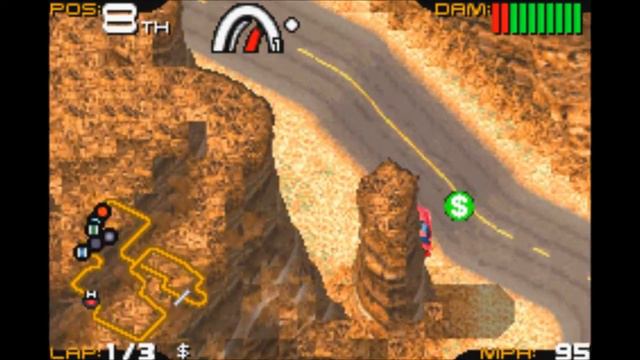 Racing Gears Advance - On The GBA - With Commentary !!