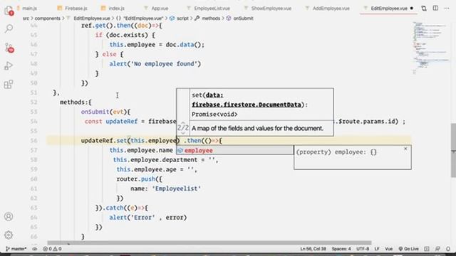 36 Vue JS project CRUD firebase & bootstrap смотреть онлайн