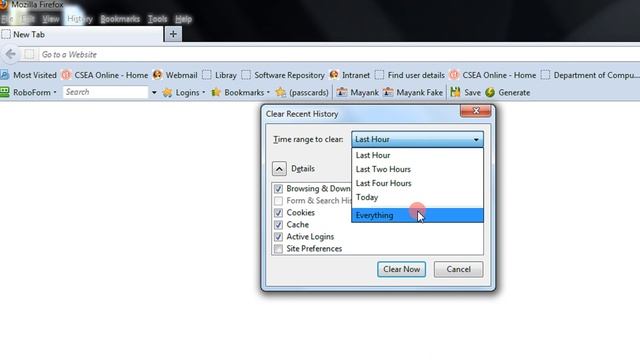 How To Clear All Cookies, Recent Data, History, Urls In Mozilla Firefox Step By Step Tutorial смотреть онлайн