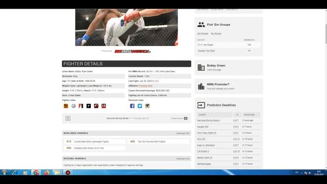 WARBET Прогноз UFC Грант Доусон vs Бобби Грин. ГЛАВНЫЙ БОЙ смотреть онлайн