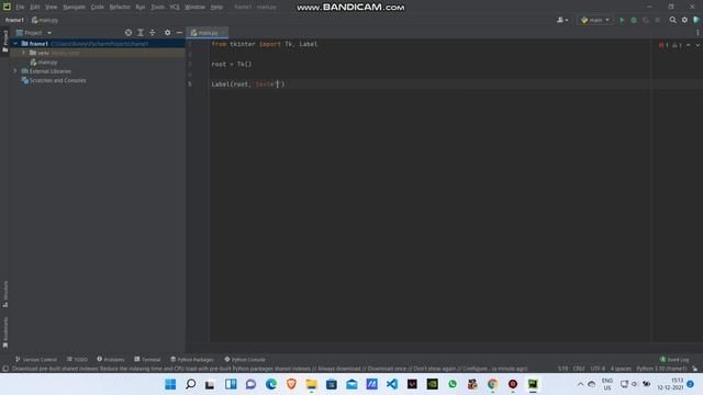 Creating Frame in Python using Tkinter#python #label смотреть онлайн