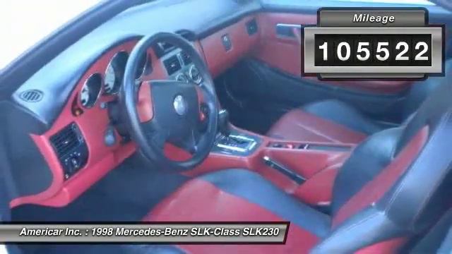 1998 Mercedes-Benz SLK-Class SLK230 Tampa FL 33612 смотреть онлайн