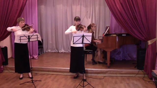 Й. Бах - Концерт для двух скрипок ре минор 1 часть смотреть онлайн