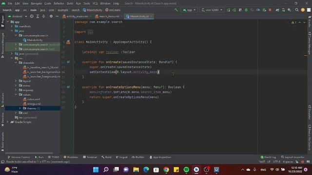 How to change the text color on an Android SearchView Status Bar JAVA || KOTLIN смотреть онлайн