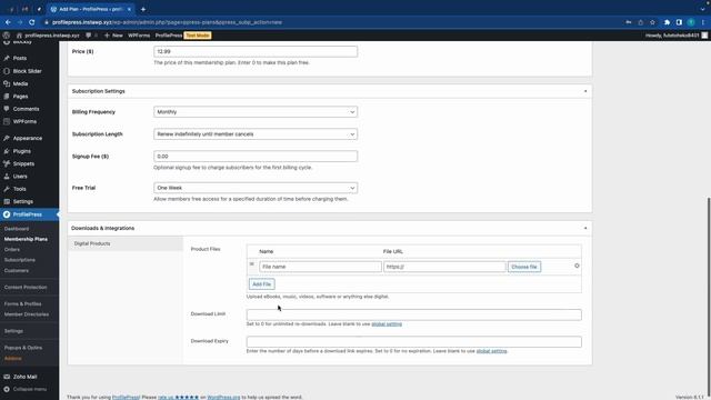 How to Sell Digital Products & Downloadable Files on WordPress with ProfilePress смотреть онлайн