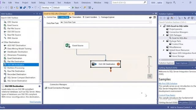 SSIS Excel to SQL Server Table смотреть онлайн