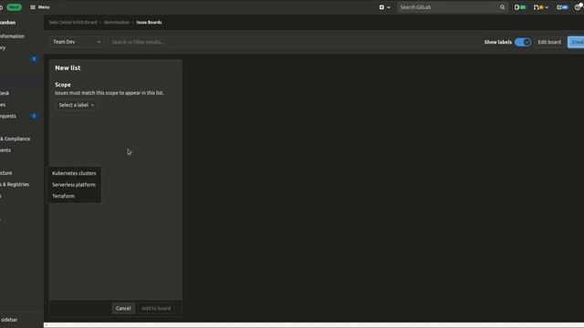 Créer un tableau Kanban avec Gitlab смотреть онлайн