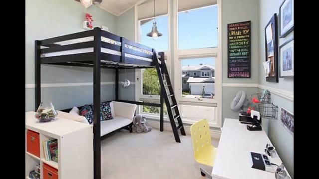 Кровать чердак в стиле лофт Loft bed Идеи мебели в интерьере лофт Furniture ideas in a loft interio смотреть онлайн