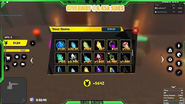 100 DUNGEONS WITH 100X+ DROPS IN ANIME FIGHTERS SIMULATOR! HOW TO GET MAX REROLLS+ FRAGMENTS! смотреть онлайн