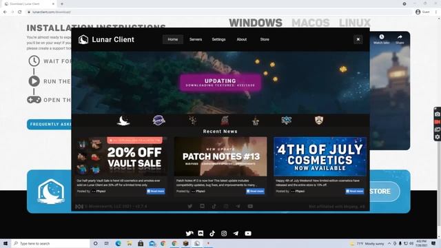 How to get Lunar Client 1.17.1 and download & install Lunar Client 1.17.1 (Java Edition Updated) смотреть онлайн